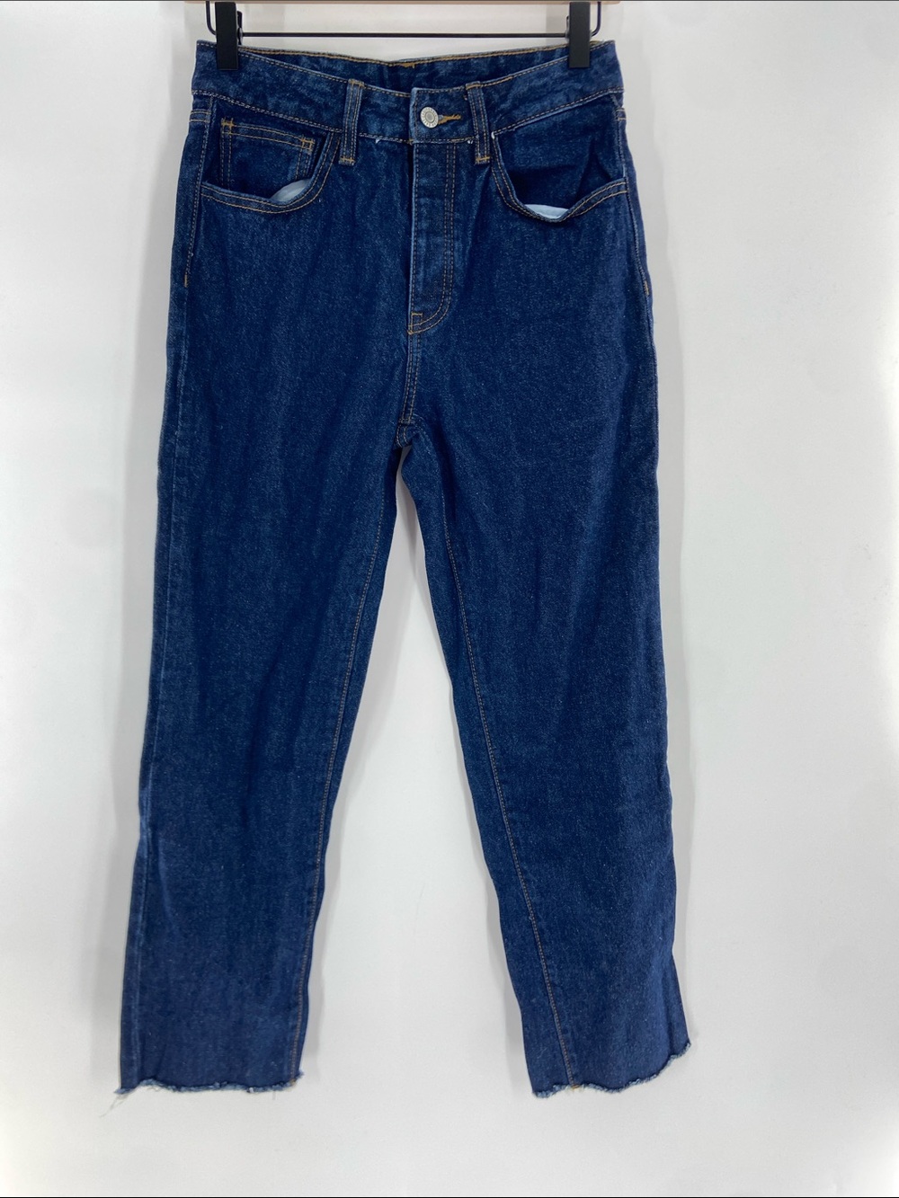 J. Galt Blue High Rise Straight Pants Jeans Size M Gently Used